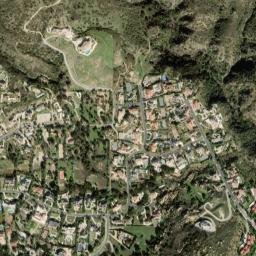 Fern Ann Falls California High Resolution Satellite Map