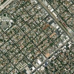 Pacoima California High Resolution Satellite Map