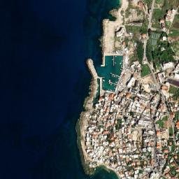 Batroûn map(satellite map)
