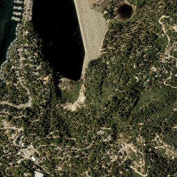 Cedar Glen California High Resolution Satellite Map