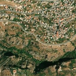 Bcharré map(satellite map)
