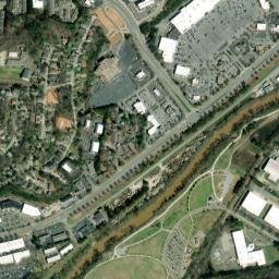 Cherokee County map(satellite map)