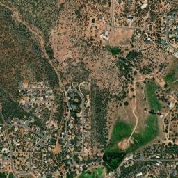 Fort McDonald Arizona High Resolution Satellite Map