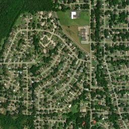 1015-1099 Monroe St Tupelo MS High Resolution Satellite Map