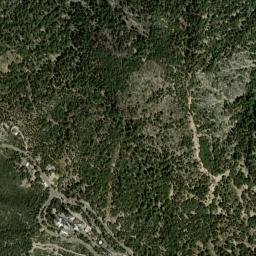 Mount Wilson California High Resolution Satellite Map