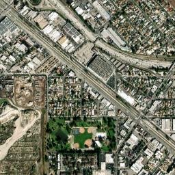 Sun Valley California High Resolution Satellite Map