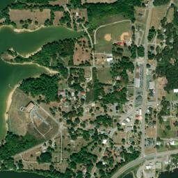 Cedar Bluff map(satellite map)