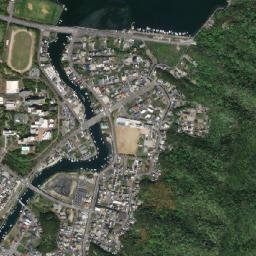 Narutochō-mitsuishi map(satellite map)