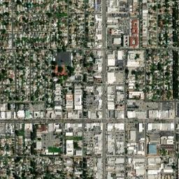 Reseda California High Resolution Satellite Map
