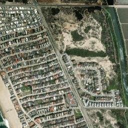 Oxnard Shores California High Resolution Satellite Map