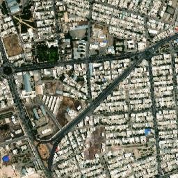 Nahavand map(satellite map)