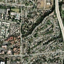 Greenwich Village California High Resolution Satellite Map