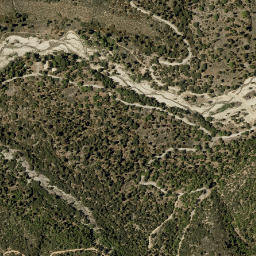 Seven Oaks California High Resolution Satellite Map