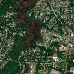 New Hanover County map(satellite map)