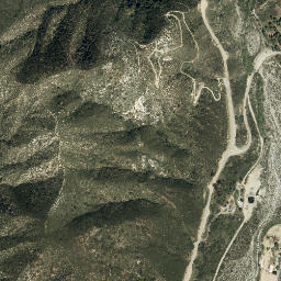 Shinn Rd, Angeles National Forest, Claremont High Resolution Satellite Map