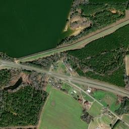 Weiss Dam Alabama High Resolution Satellite Map