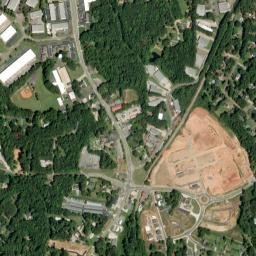 Holly Springs map(satellite map)