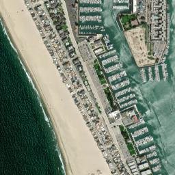Oxnard Beach California High Resolution Satellite Map