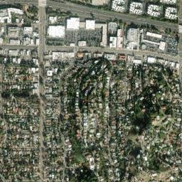 Woodland Hills map(satellite map)