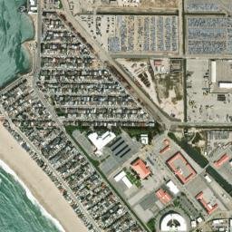 Channel Islands Beach map(satellite map)