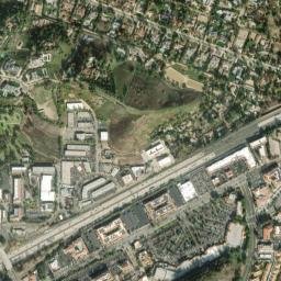 Hidden Hills map(satellite map)