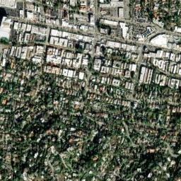 Sherman Oaks map(satellite map)