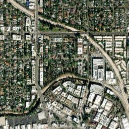 Studio City map(satellite map)