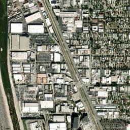 West Glendale California High Resolution Satellite Map