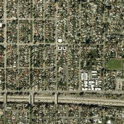 Arrowhead California High Resolution Satellite Map