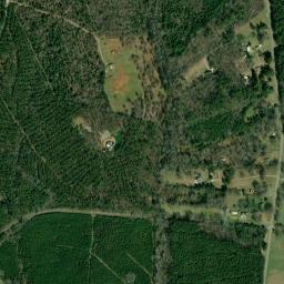 Satellite view of Ninety Six and the Star Fort
