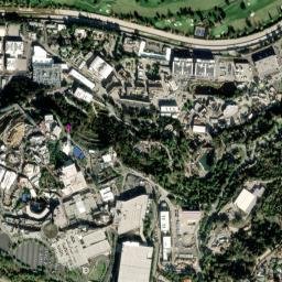 Universal City map(satellite map)