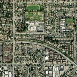 La Fetra California High Resolution Satellite Map