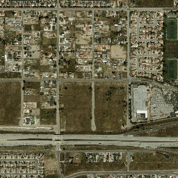 North Fontana California High Resolution Satellite Map