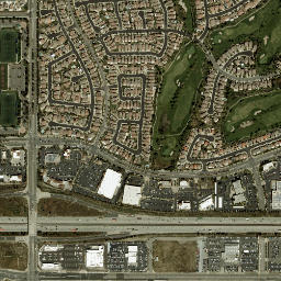 La Cuesta Fontana California High Resolution Satellite Map