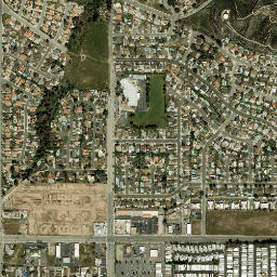 Amber Hills California High Resolution Satellite Map
