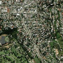 Adams Square California High Resolution Satellite Map