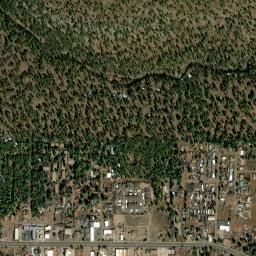 Pinetop Arizona High Resolution Satellite Map