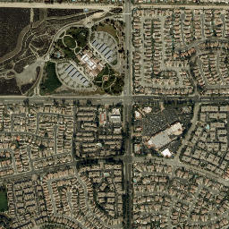 Grapeland California High Resolution Satellite Map