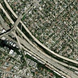 2800 Riverside Dr, Los Angeles, CA 90039, USA High Resolution Satellite Map
