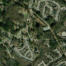 3901 Hidden Oak Ln Buford GA 30519 High Resolution Satellite Map
