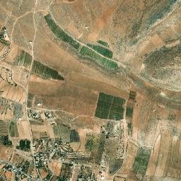 Caza de Baalbek map(satellite map)