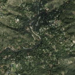 Topanga Oaks California High Resolution Satellite Map