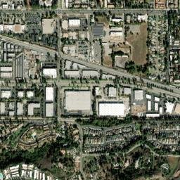 San Dimas California High Resolution Satellite Map