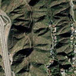 Getty Center Dr, Los Angeles, CA , US High Resolution Satellite Map