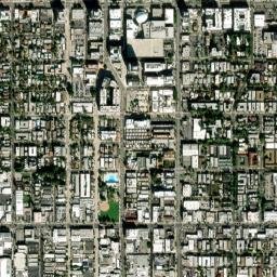 Hollywood, Los Angeles, CA Satellite Map