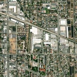 East San Gabriel map(satellite map)