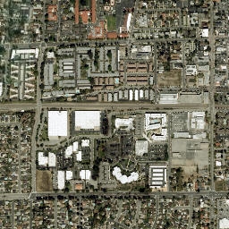 Claremont map(satellite map)