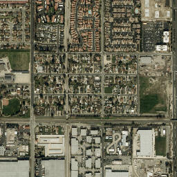 North Cucamonga California High Resolution Satellite Map