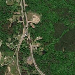Natural Bridge Alabama High Resolution Satellite Map