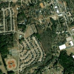 Hoschton map(satellite map)